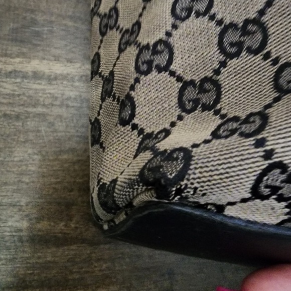 GUCCI Black and Tan Tote Bag - Picture 8 of 11